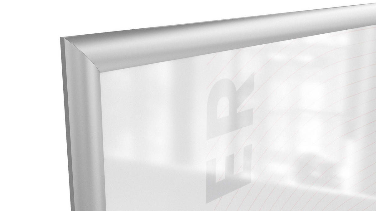 PLAKATRAHMEN, Klapprahmen A2-Format, Silber - Silberfarben, Metall (42/59.4/2.5cm) - ALLboards