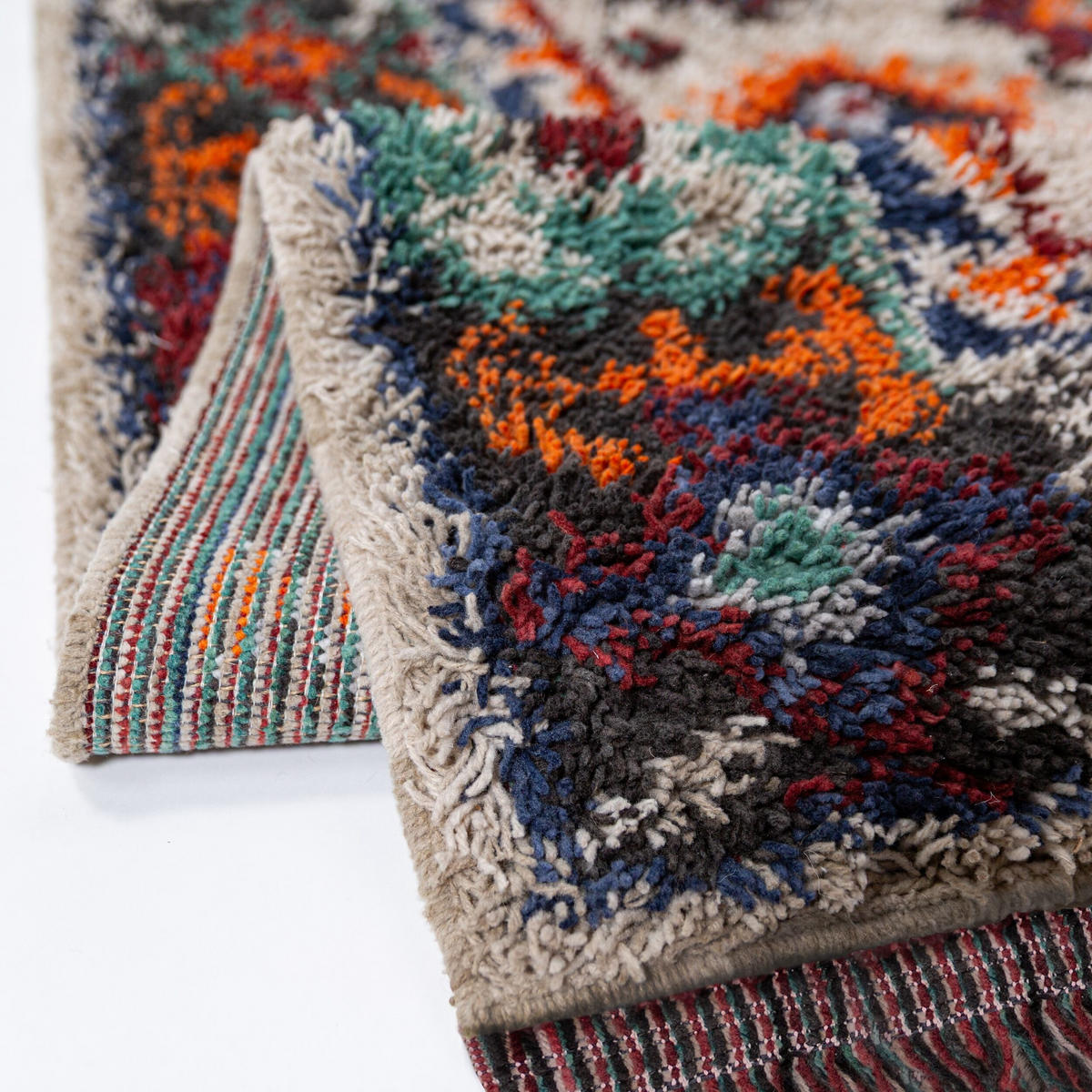 HOCHFLORTEPPICH mit Fransen TAFRAUT, im Berber-Stil, Bunt, 200 x 300 cm - Multicolor, Textil (300/200cm) - KADIMA DESIGN