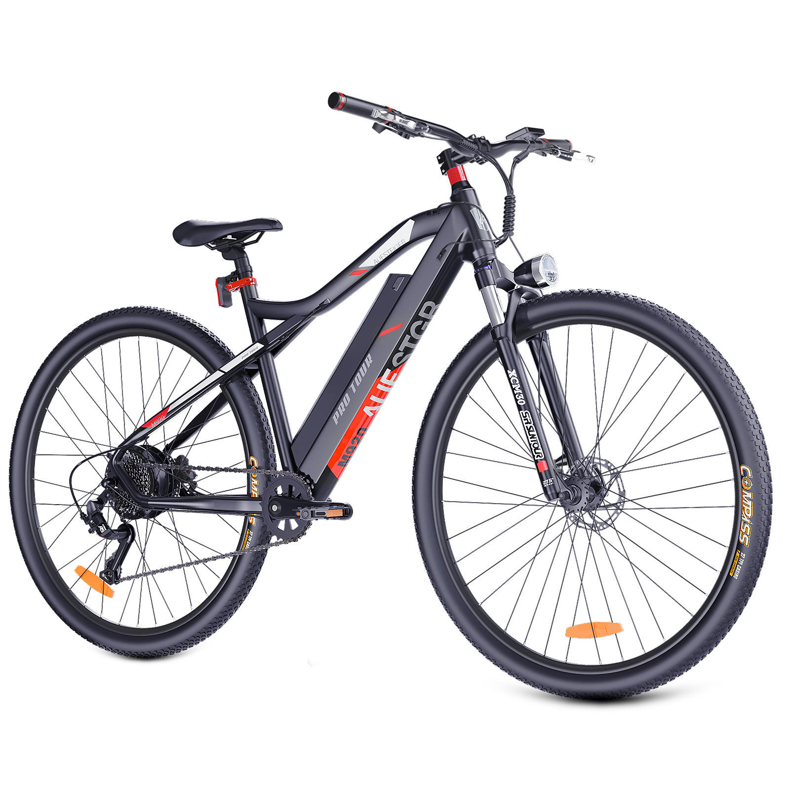 ELEKOFAHRRAD M920 27.5 in - Rot, Metall (69.85cm) - ZMH