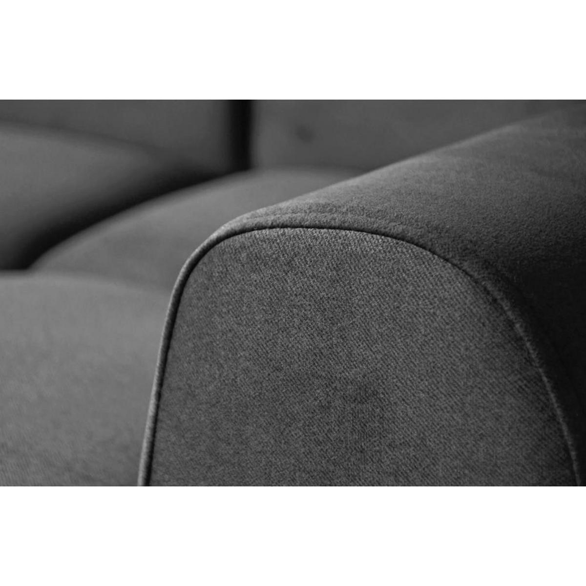WOHNLANDSCHAFT Gomez U mit Schlaffunktion grau rechts - Grau, Textil (330/102/195cm) - Beautysofa