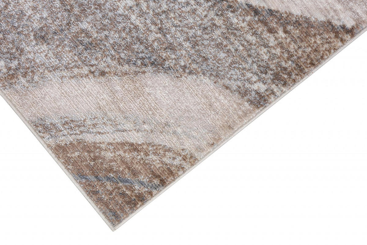 KOBEREC béžový hnedý grafitový - 80 x 150 cm - hnedá/sivá, textil (80/150cm) - Mazovia