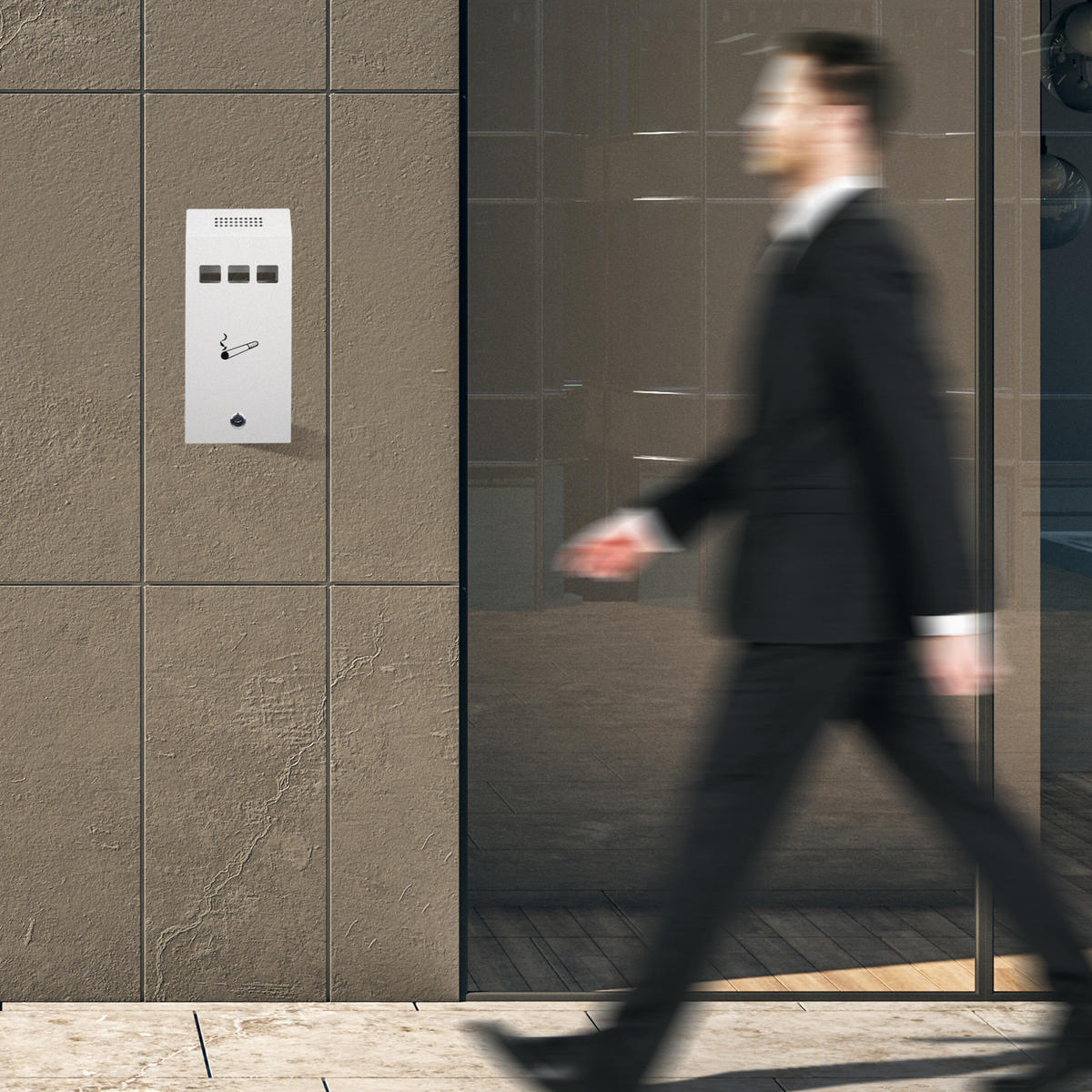 WANDASCHENBECHER - Weiß, Metall (15cm) - Relaxdays