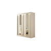 KLEIDERSCHRANK LUKIA - 120 cm - Weiß - Weiß, Holzwerkstoff (120/215/61cm) - ALTDECOR