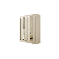 KLEIDERSCHRANK LUKIA mit LED - 120 cm - Weiß - Weiß, Holzwerkstoff (120/215/61cm) - ALTDECOR