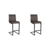 BARHOCKER Milo Grau 53/41/100 cm 2er-Set - Grau, Textil (41/100/53cm) - LABEL51