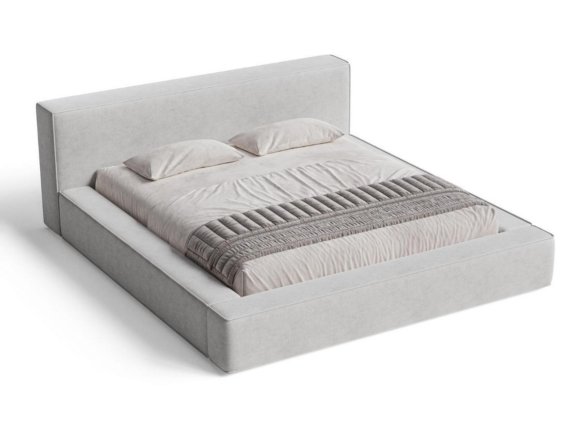 POLSTERBETT Mali 160x200 Grau - Grau, Textil (160/200cm) - Graingold