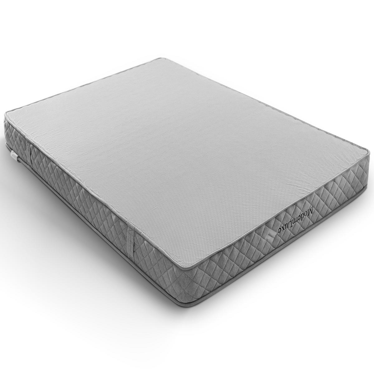 POLSTERBETT 140/200 cm in Grau Leinen mit Bettkasten, LED und USB - Grau, Holzwerkstoff/Textil (140/200cm) - STILVORA