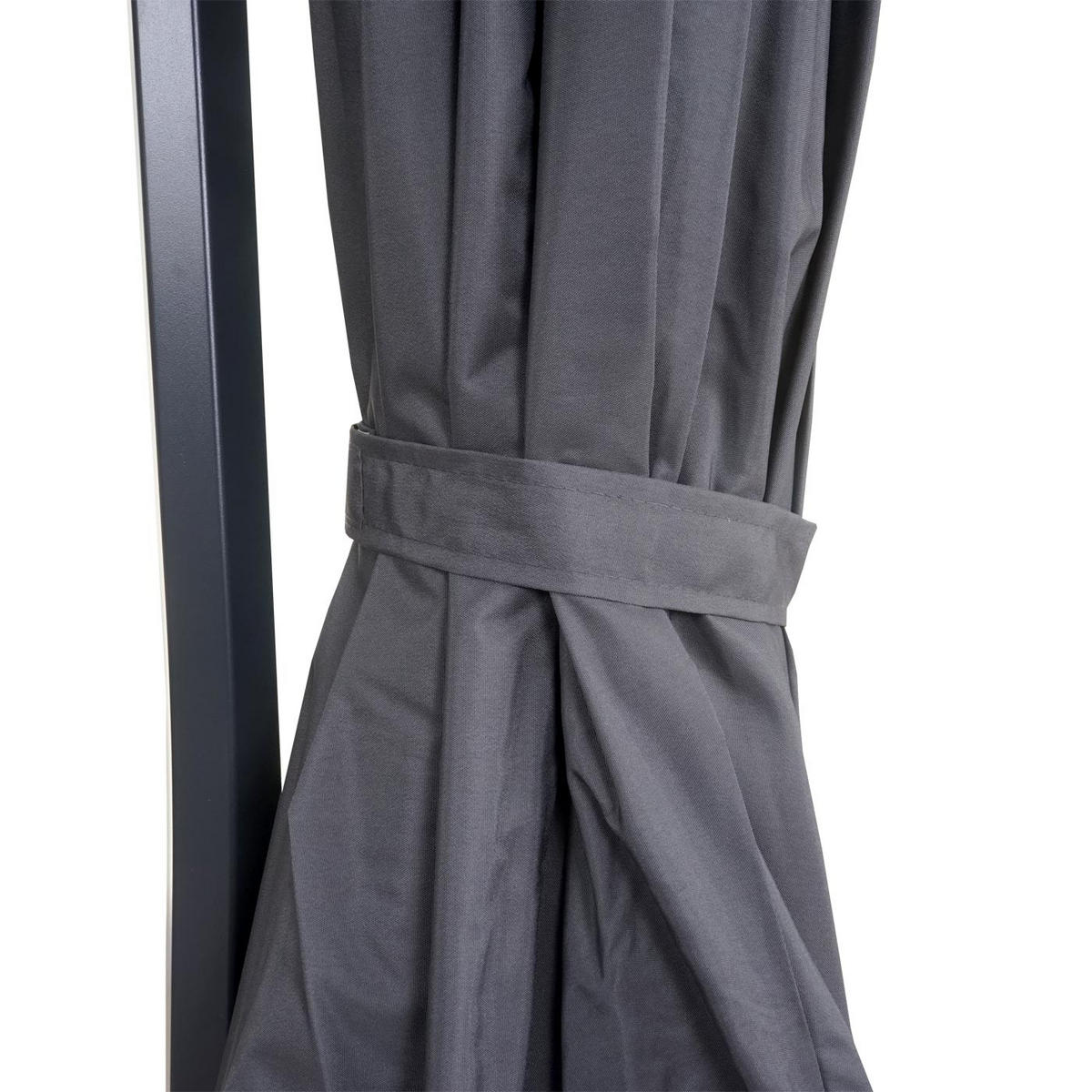 AMPELSCHIRM RUND Anthrazit - Anthrazit, Textil (300/300cm) - MCW