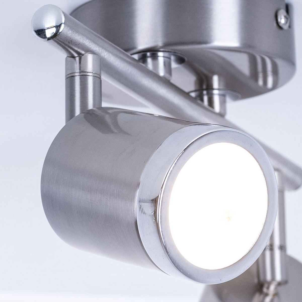 LED DECKENLEUCHTE Port Alu Silber - Silberfarben, Metall (43.5/8/14cm) - Wofi