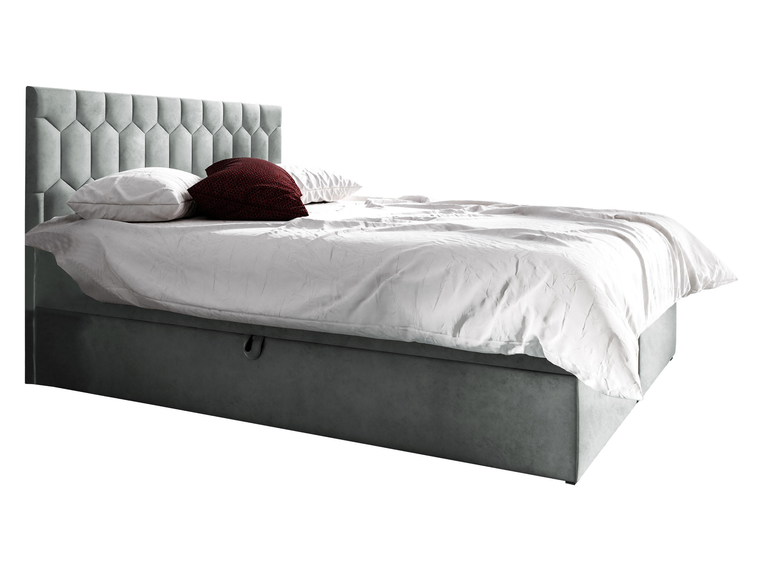 BOXBETT Top M24 - Grau, Holz (180/200cm) - MIRJAN24