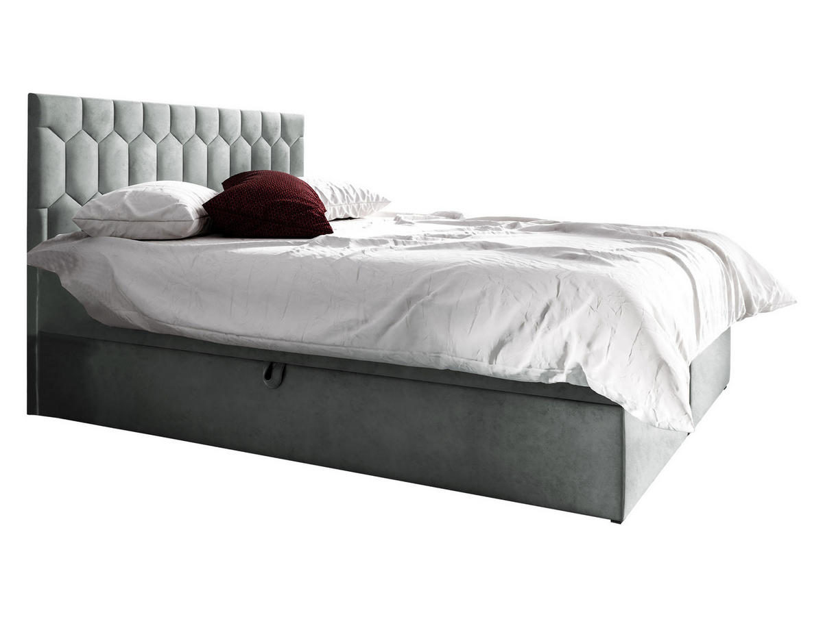 BOXBETT Top M24 - Grau, Holz (180/200cm) - MIRJAN24