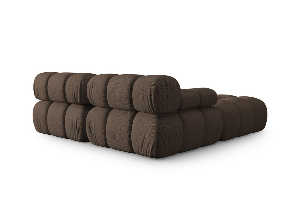 SOFA modular Bellis aus 3D-Stoff braun 3 Sitzplätze - Braun, Textil (188/70/188cm) - Micadoni