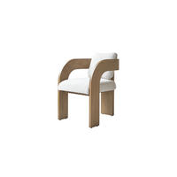 STUHL Boti Beige aus Helles Mindiholz - Beige, Holz (55/72/61cm) - Tikamoon