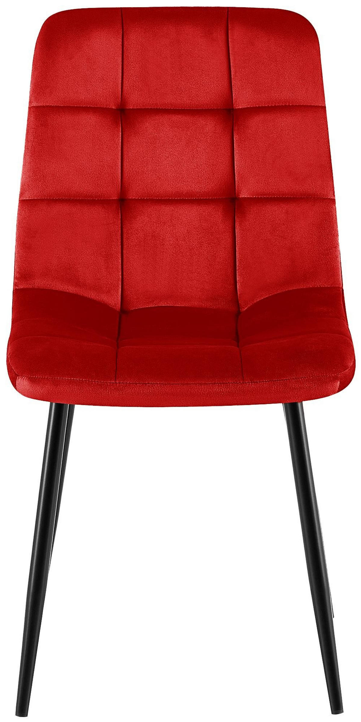 ESSZIMMERSTUHL Antibes 84x45x55 cm rot - Rot, Textil (45/84/55cm) - furnicato