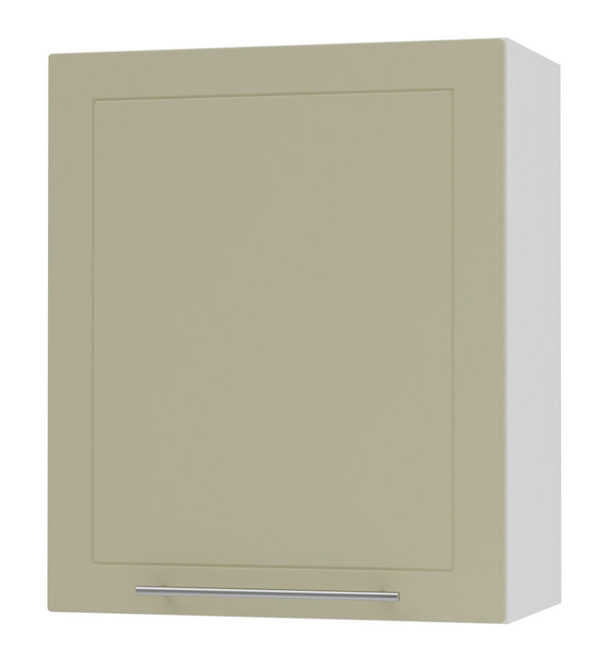 KÜCHENHÄNGESCHRANK Kvantum W2/60 Vanille Matt / Weiß Matt 60 / 32,5 / 72cm - Creme/Weiß, Holz/Holzwerkstoff (60/72/32.5cm) - Feldmann-Wohnen