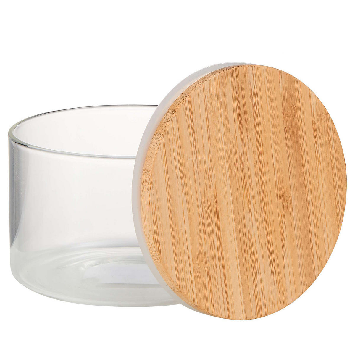 VORRATSGLAS Woodlock - Transparent, Glas (11/8/11cm) - Butlers