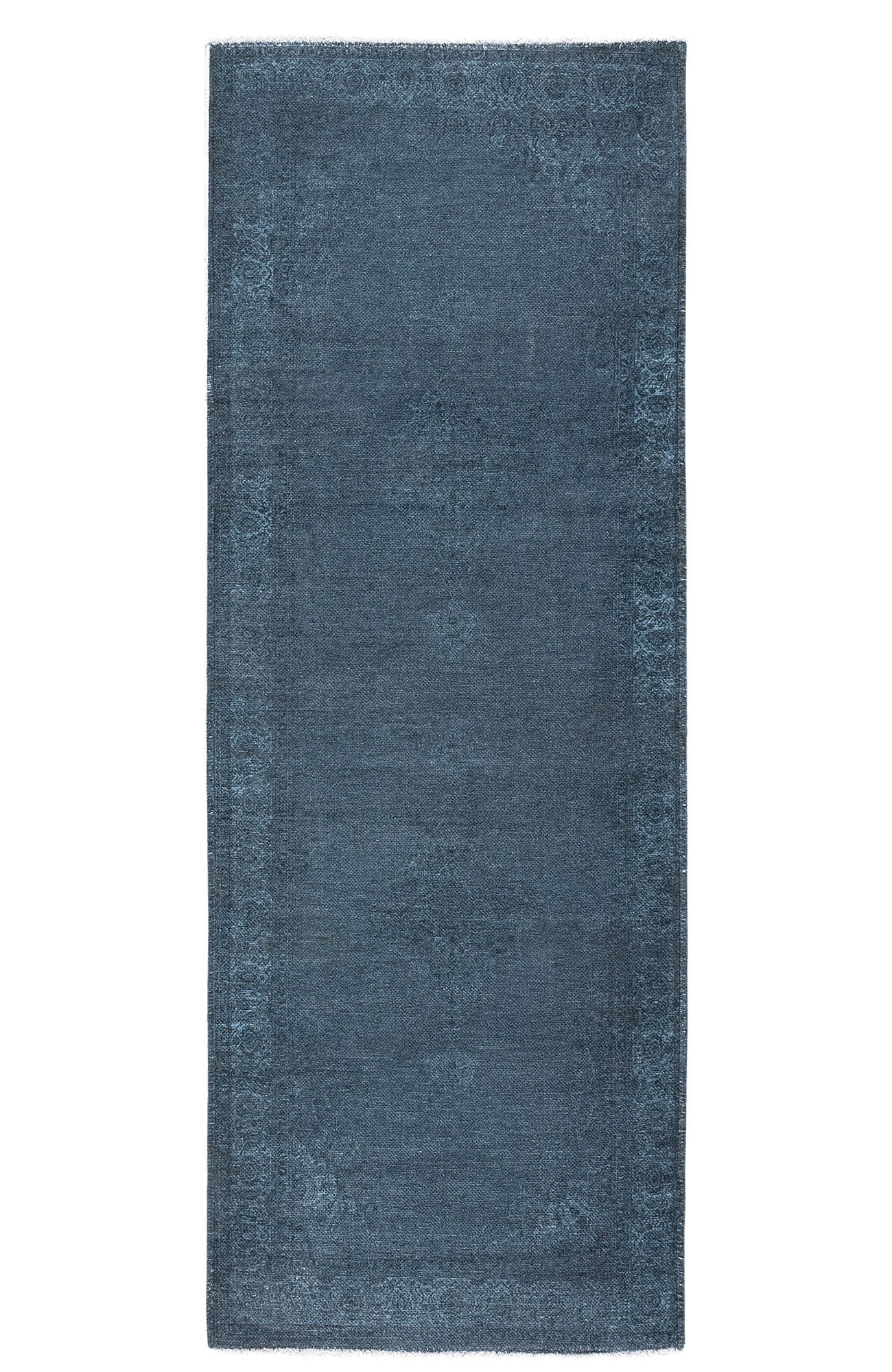 Tesso Living Vintage-Teppich Blau 80x290 cm