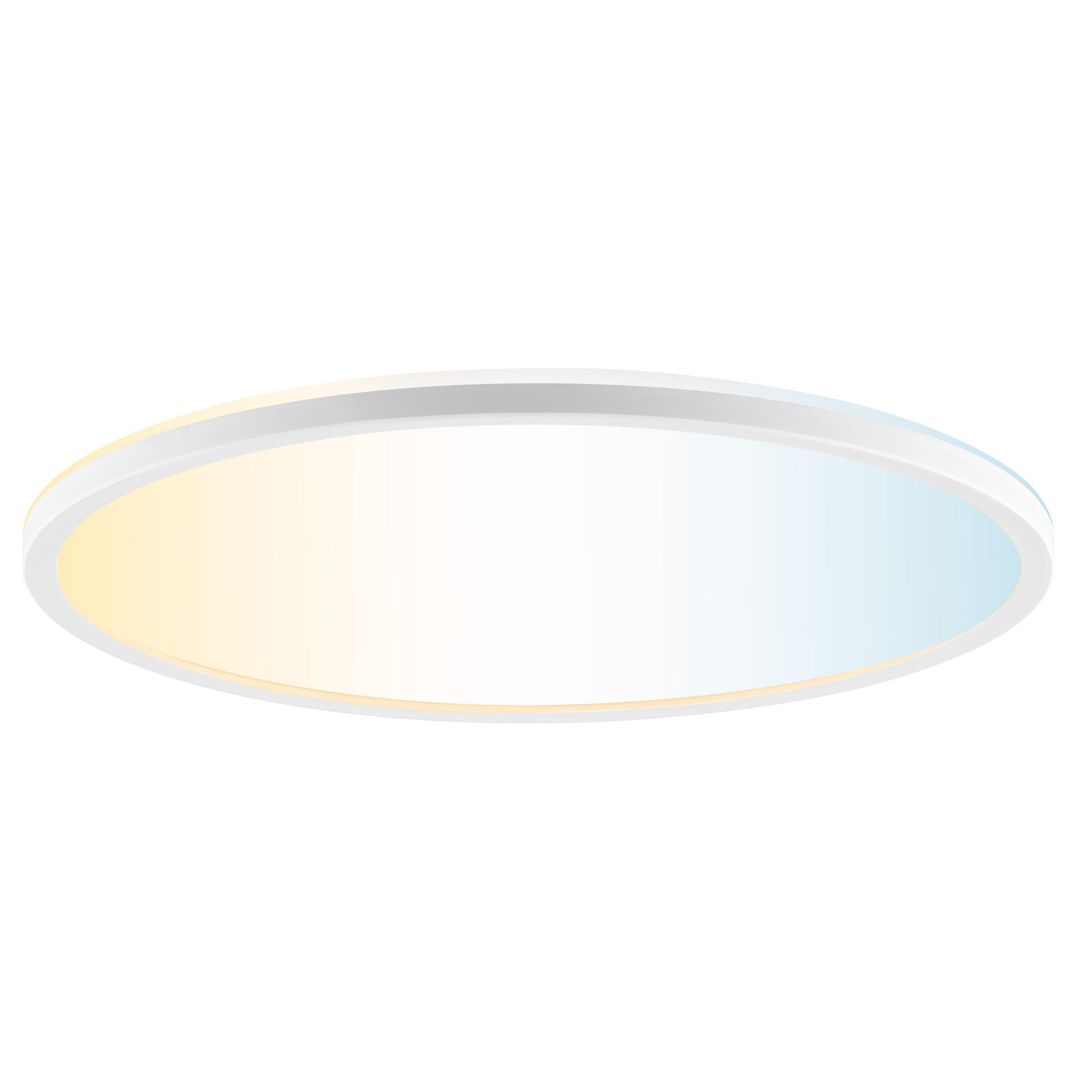 LED DECKENLEUCHTE Lumaro Weiß 42/42/2,9 cm - Weiß, Kunststoff (42/42/2.9cm) - Brilliant