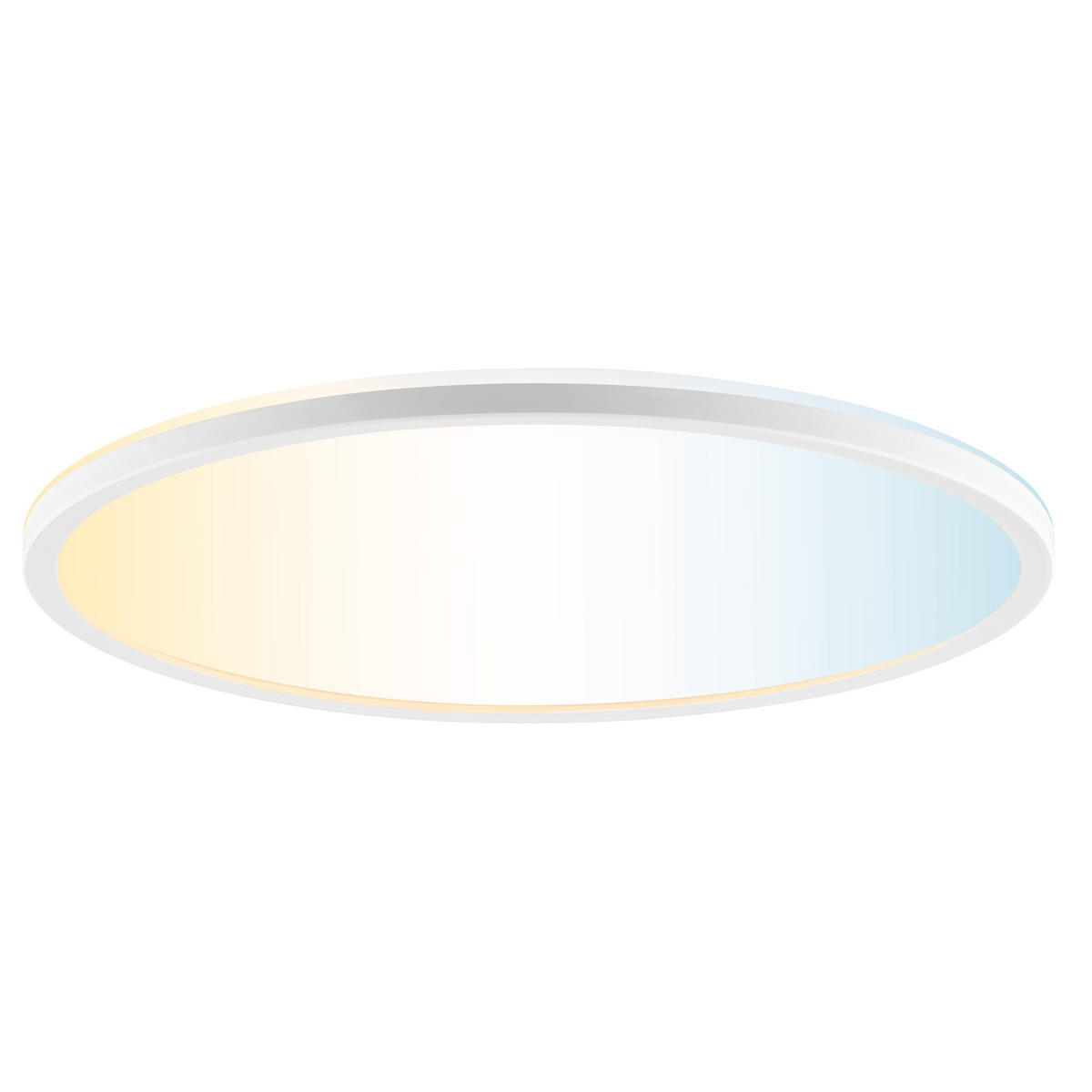 LED DECKENLEUCHTE Lumaro Weiß 42/42/2,9 cm - Weiß, Kunststoff (42/42/2.9cm) - Brilliant