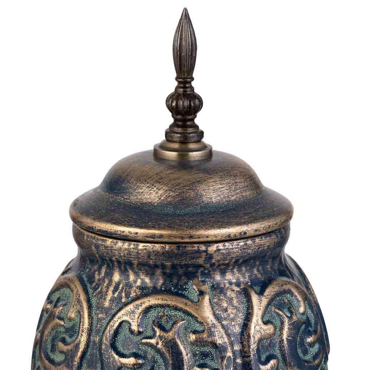 VASE aus Keramik, braun, 17x44cm - Braun, Keramik (44cm) - Wanderlust