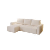 ECKSOFA Noha In Now Or Never - Creme, Holzwerkstoff/Textil (231/142cm) - Fun Möbel