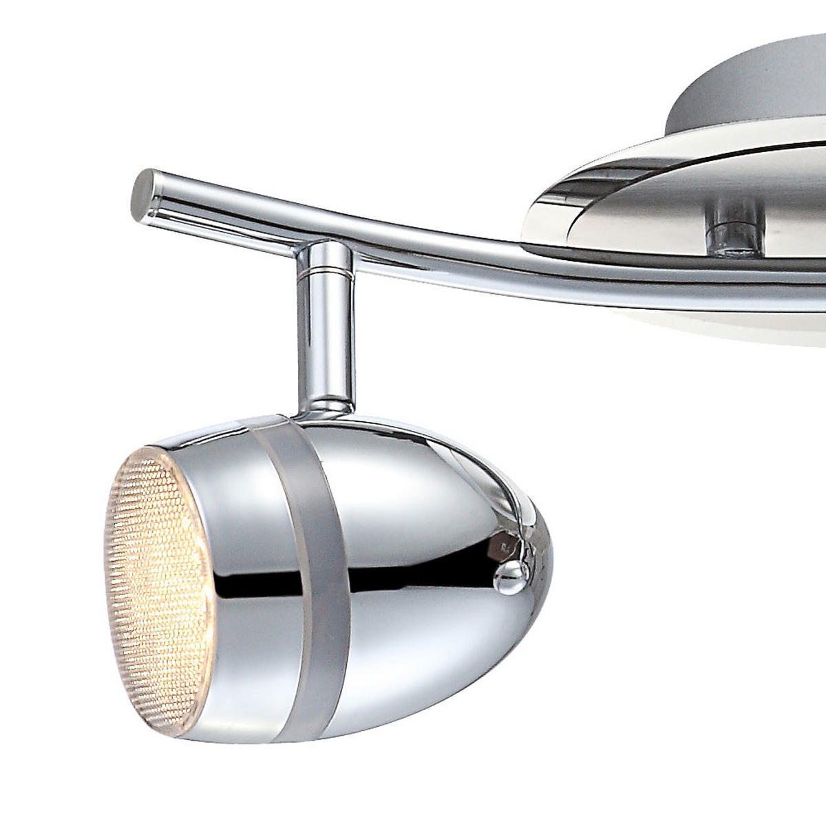 LED DECKENLEUCHTE Starlight Silber - Silberfarben, Metall (32/9/16cm) - Globo Lighting