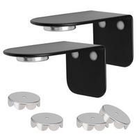 MAGNET-SEIFENHALTER PUREZZA 2er-Set schwarz - Schwarz, Metall (4.5/4.5/8cm) - bremermann