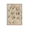 POSTER mit Rahmen Disney - Disney - Mickey Mouse Vintage Drawing No. 01 - Eichefarben/Beige, Holz/Papier (30/40cm) - Poster&Frame