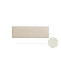 Kopfteil gepolstert ALTEA Kunstleder 170x50x5 cm - Eierschale - Moonia - Birkefarben, Holz (170/5/50cm)