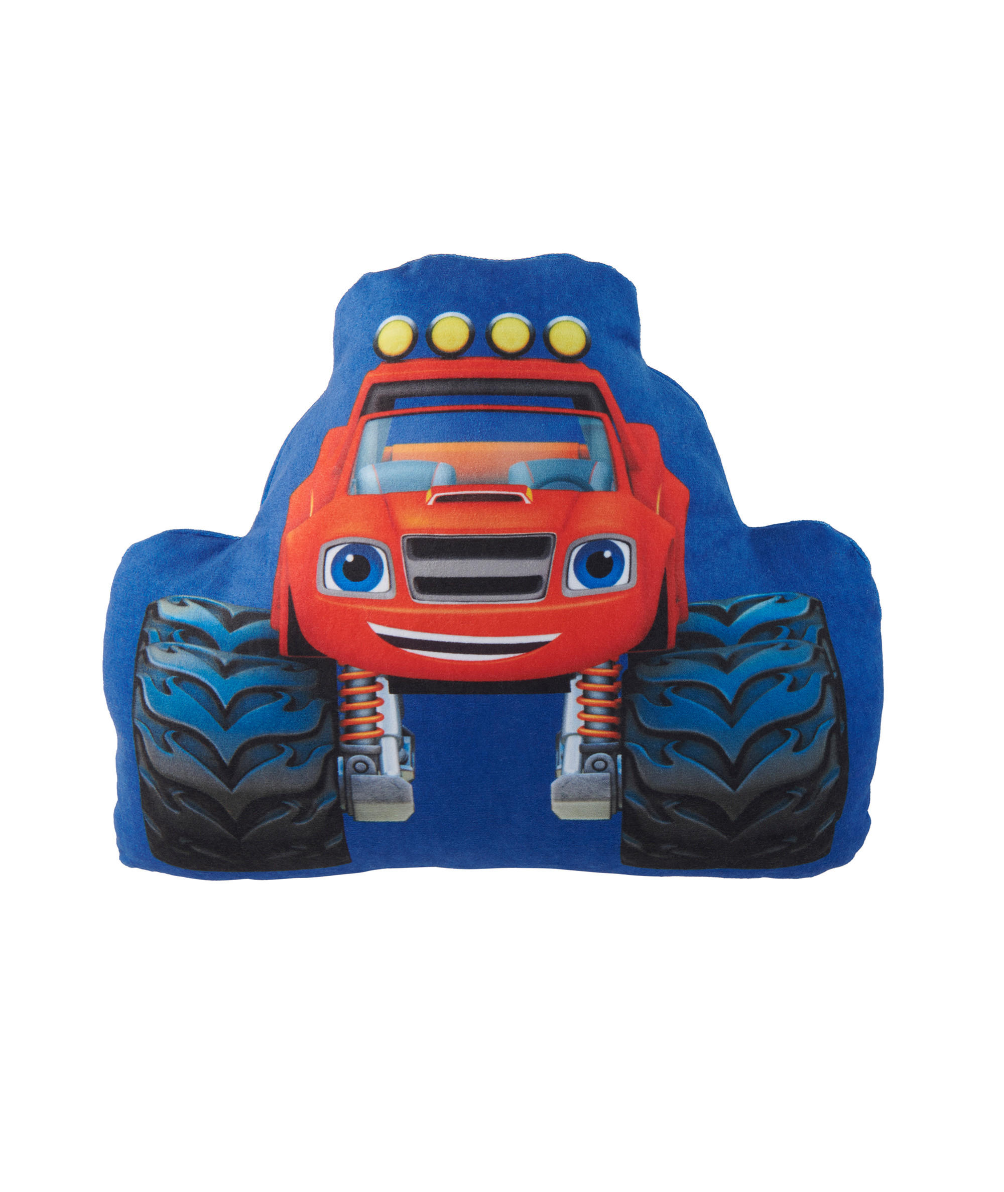 KINDERKISSEN Blaze und die Monster-Maschinen Monstertruck Blau 28 x 24 cm - Blau, Textil (27/24cm) - United Labels
