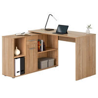SCHREIBTISCH DIEGO - Sonoma Eiche, Holzwerkstoff (122/120/75cm) - CARO-Möbel