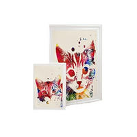 POSTER Set Mit 2 Katze Aquarell 30X40cm Rahmenlos - Klar, Papier (30/5/40cm) - Nacnic