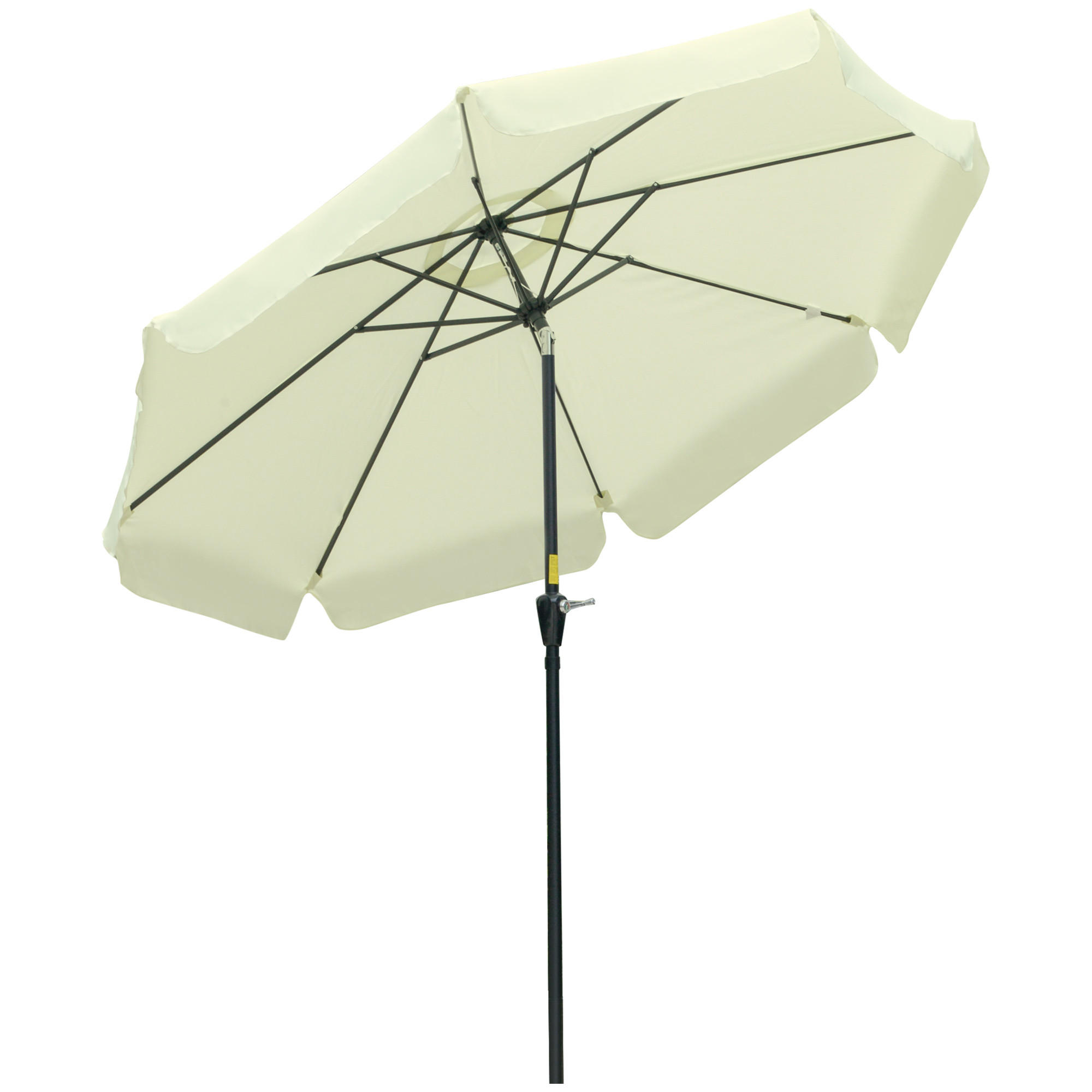 SONNENSCHIRM rund DE-11568 Beige - Beige, Textil (266/266cm) - ComfortXL