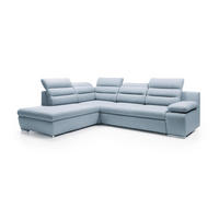 ECKSOFA GRECO Blau 280x230x100 cm - Blau, Textil (280/230cm) - FURNLUX