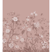 FOTOTAPETE Blumen 2.5 x 2.79 m - Pink, Papier (250/279cm) - ESTAhome