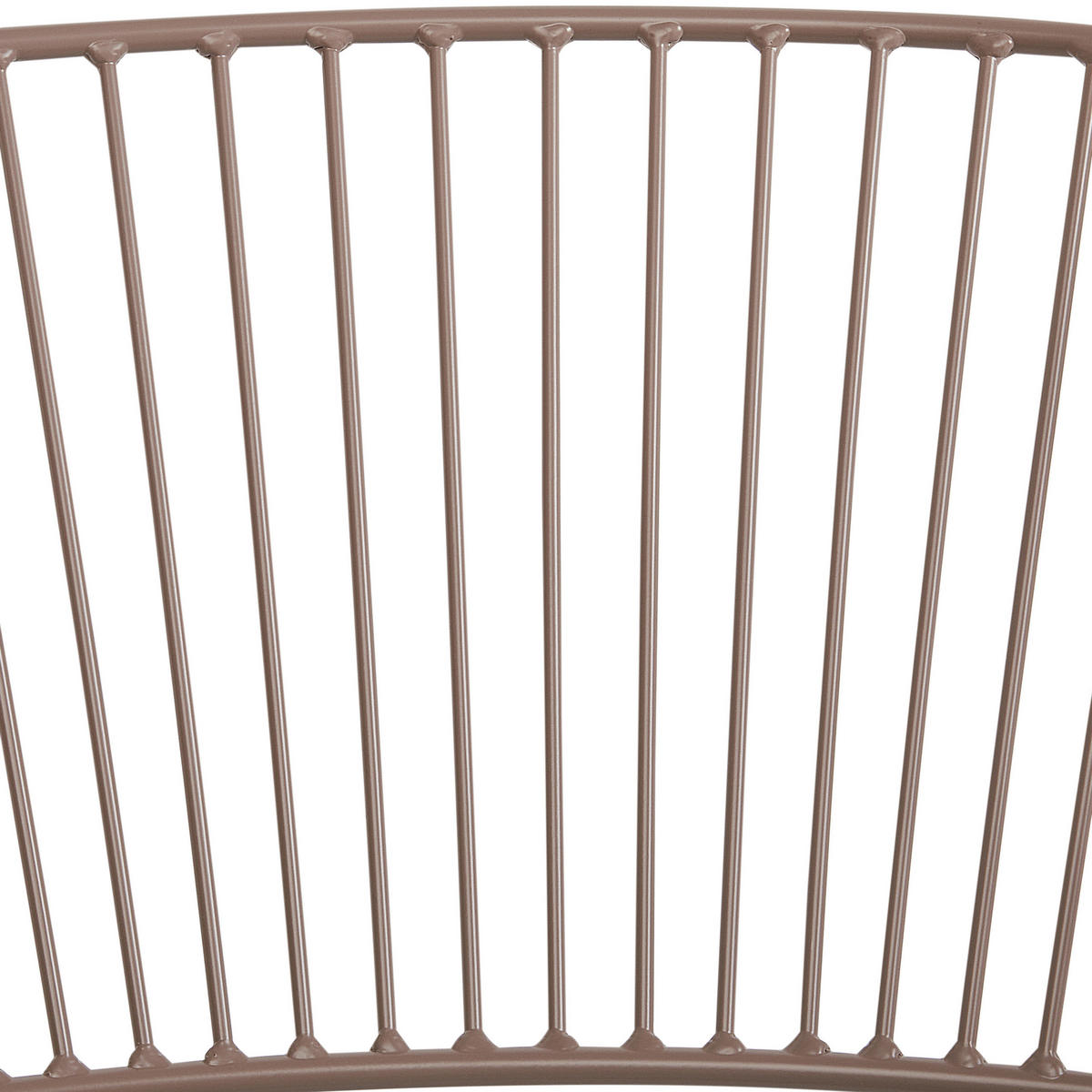 FÉMSZÉK 2 darabos Szett Bézs Rigby - bézs/fekete, fém (54/77/49cm) - Beliani