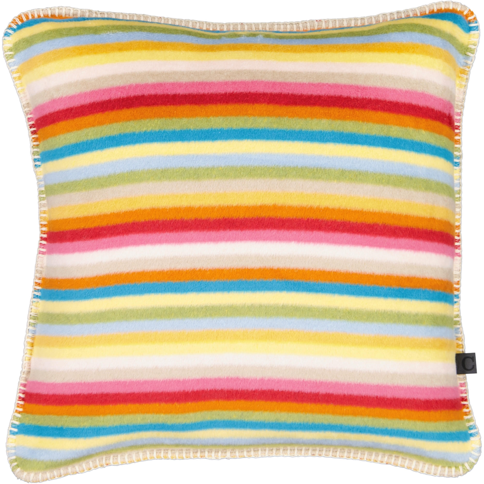 KISSENHÜLLEN LIFESTYLE STREIFEN 70080 MULTICOLOR - 25 - Multicolor, Textil (50/50cm) - Cawoe