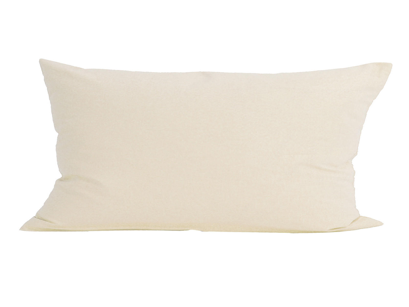 KISSENBEZUG Basic 100% Baumwolle natur 80/40 cm - Creme, Textil (40/80cm) - beties Heimtextil