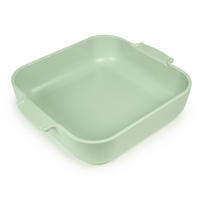 AUFLAUFFORM Keramik Appolia 36cm Quadratisch Salbeigrün Spülmaschinenfest - Grün, Keramik (31/36/8.2cm) - PEUGEOT