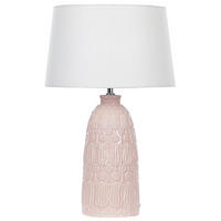 TISCHLAMPE Zarima 35/35/56 cm - Pink, Keramik (35/35/56cm) - Beliani