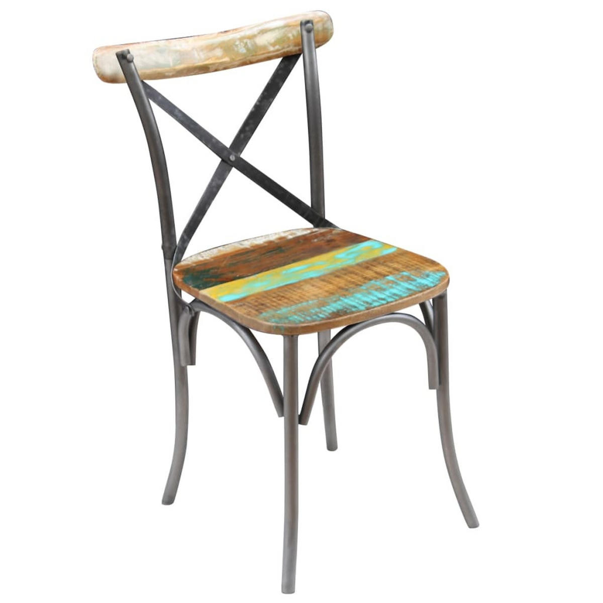STUHL-SET 2Stk. 51*84*52 - Multicolor, Holz (51/84/52cm) - ZMH