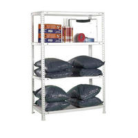 SCHRAUBREGAL PANDA MID | HxBxT 150x90x40cm | Fachlast 75kg | Verzinkt - Silberfarben, Metall (90/150/40cm) - PROREGAL