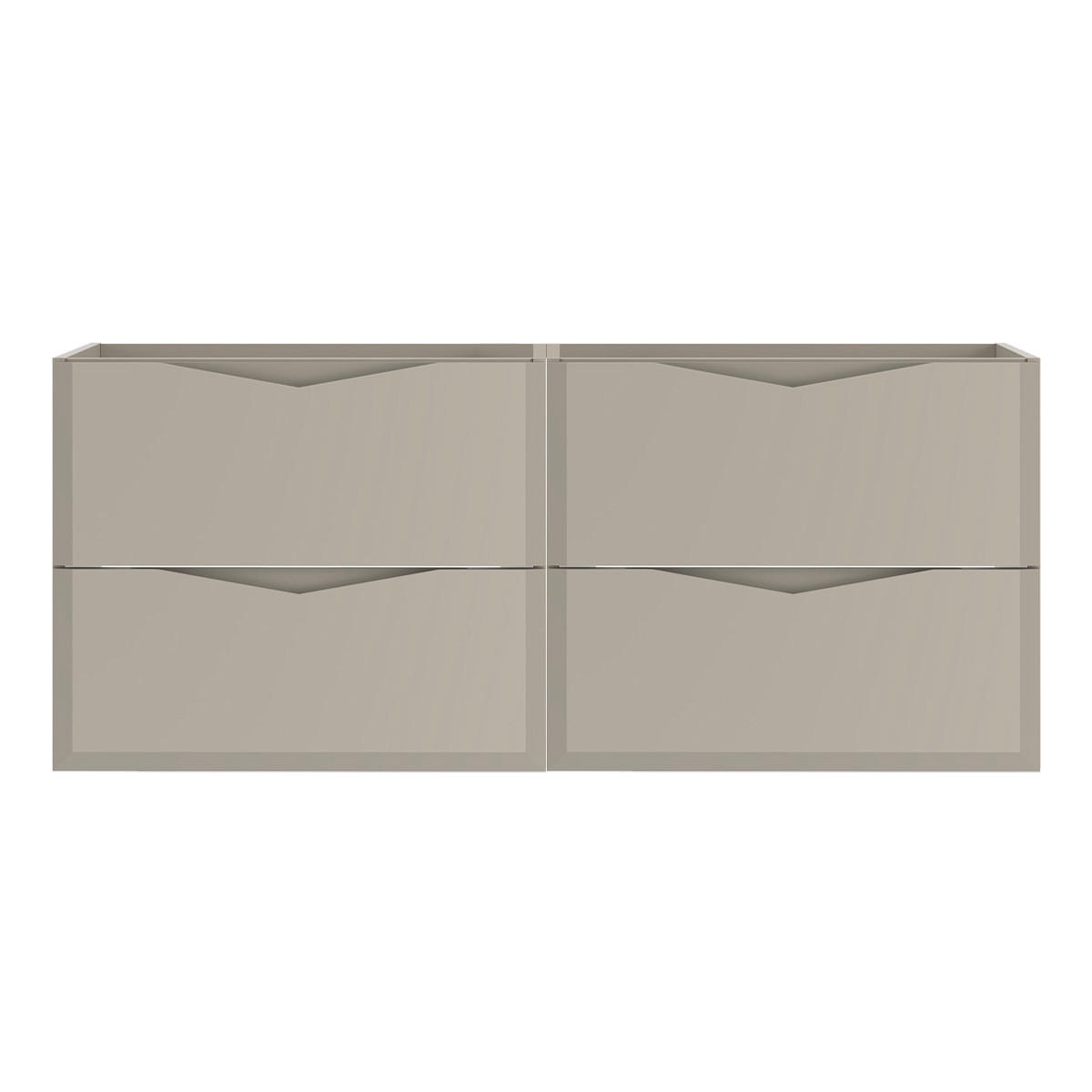 WASCHTISCHUNTERSCHRANK 120cm Ellie Kaschmir - Beige, Holzwerkstoff (120/50/45.8cm) - Petits-meubles