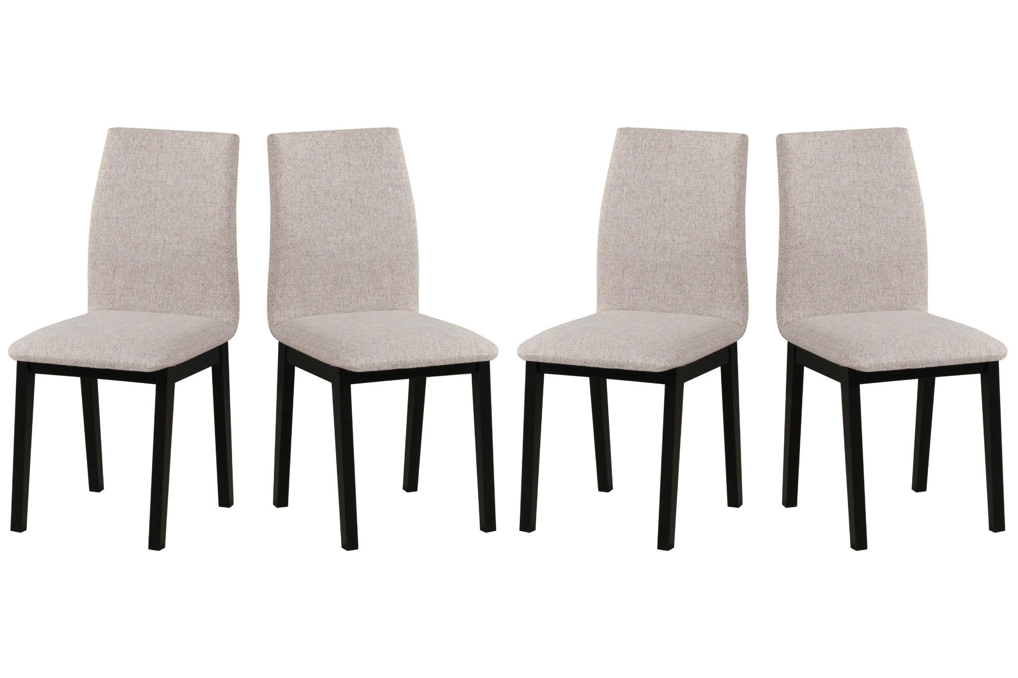 Leaf Design Esszimmerstuhl Grau, Schwarz 43x96x40 cm