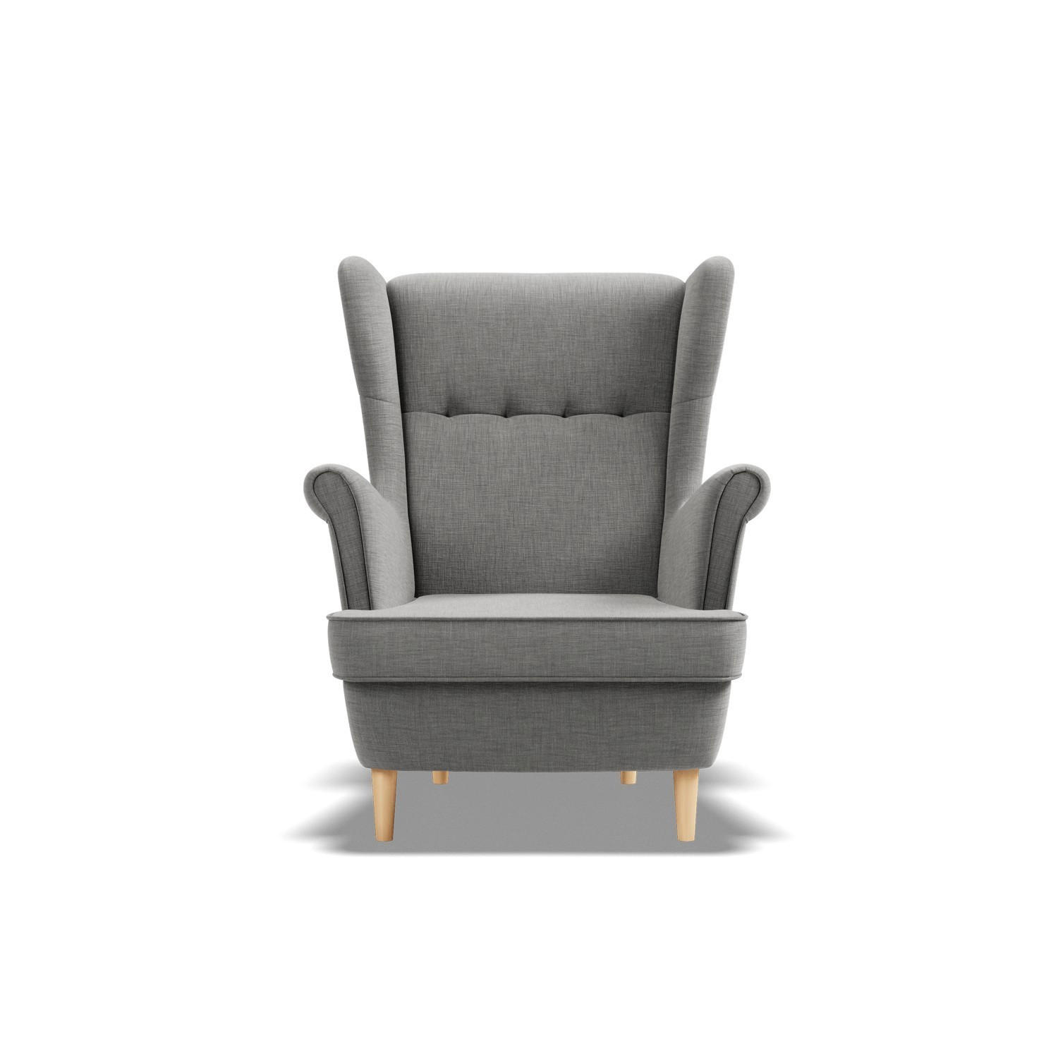 OHRENSESSEL VELO, Dunkelgrau - Dunkelgrau, Textil (81/102/95cm)