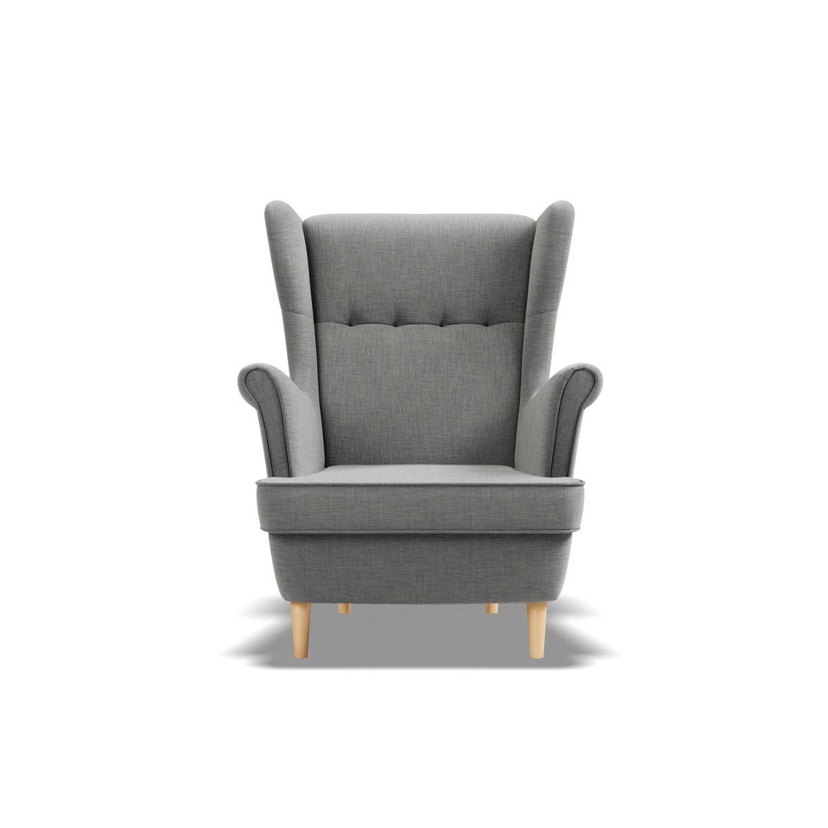 OHRENSESSEL VELO, Dunkelgrau - Dunkelgrau, Textil (81/102/95cm)