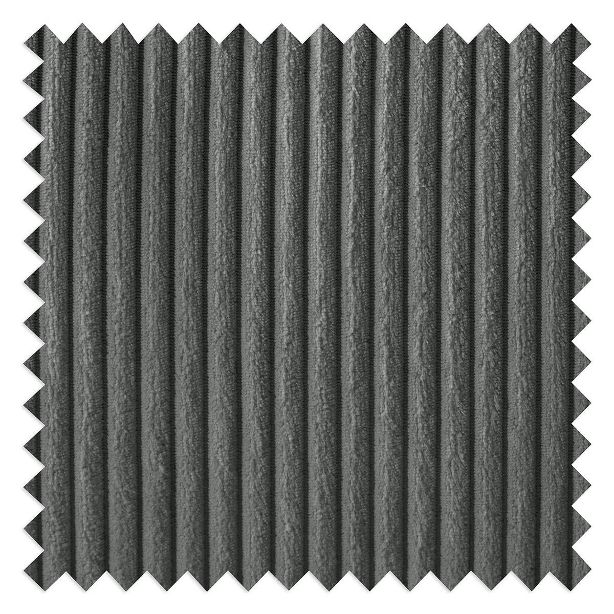 POLSTERHOCKER - Schwarz/Graphitfarben, Kunststoff/Textil (92/42/92cm) - home24