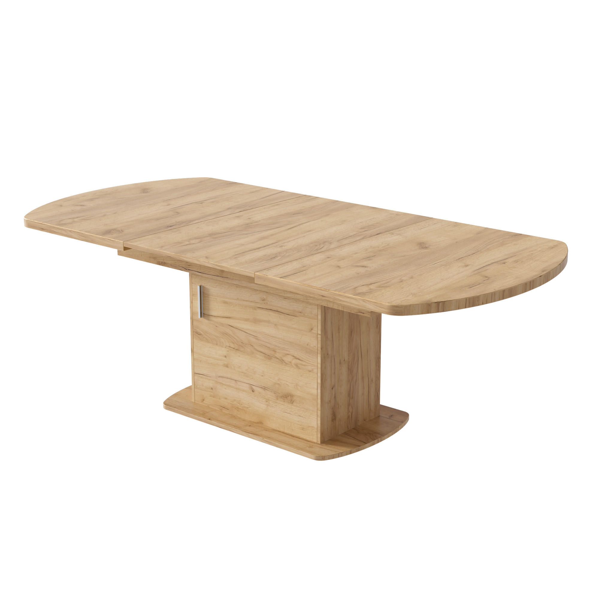ESSTISCH ausziehbar 140-200/80 cm mit Stauraum DE-39791 Eichenfarbe - Eichefarben, Holzwerkstoff (80/200/75cm) - ComfortXL