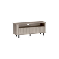 TV-LOWBOARD NOVADO-6 Greige - Greige, Holzwerkstoff (137/57/40.5cm)