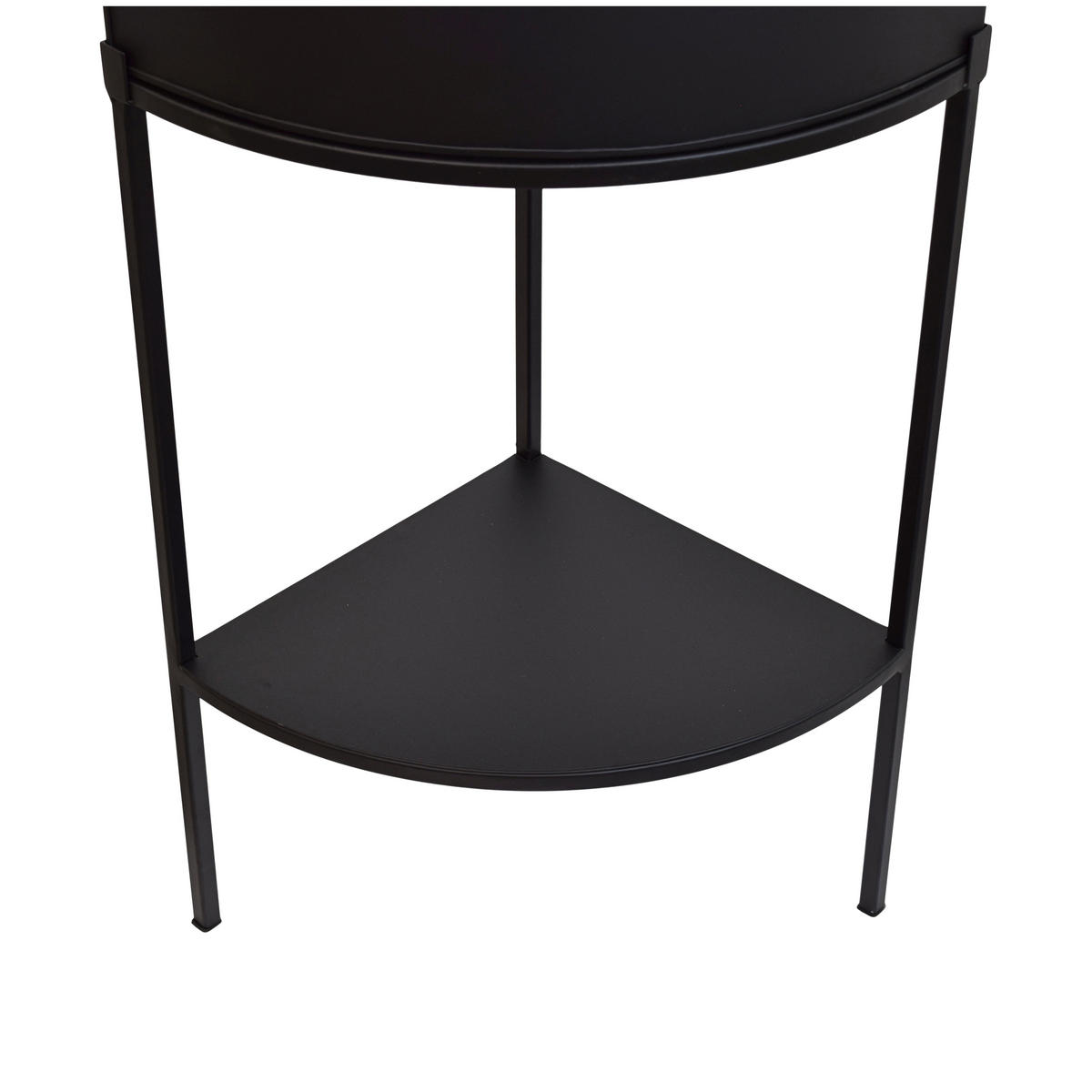 STEHENDER PFLANZKÜBEL Flora Schwarz - Schwarz, Metall (30/75/30cm) - LOFT42